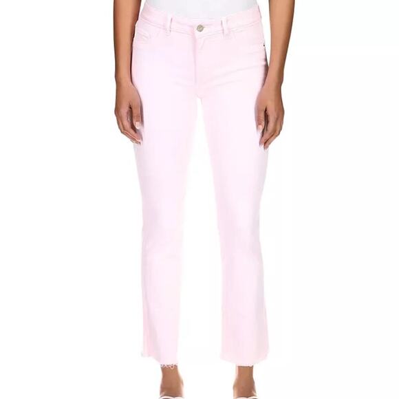 DL1961 Mara Instasculpt Straight Leg Ankle Jeans in Rose Lychee 26 - Picture 1 of 9